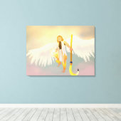 Sol sun god キャンバスプリント (インサイチュ (ウッドフロア))