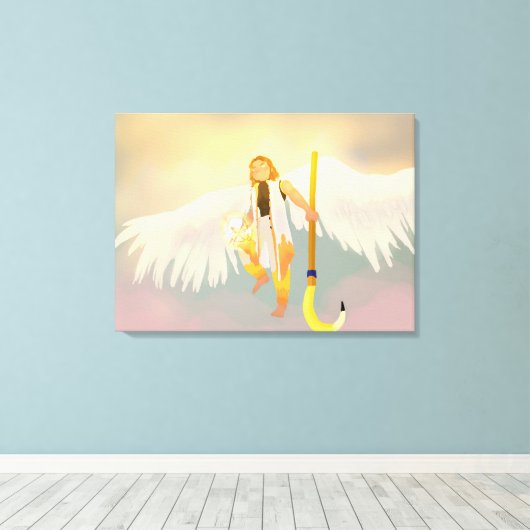 Sol sun god キャンバスプリント (インサイチュ (ウッドフロア))