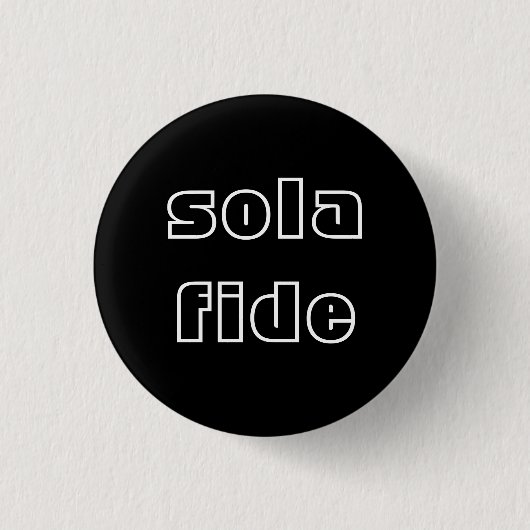 Sola Fide 缶バッジ (正面)