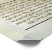 「SOLA GRATIA」 14x11ポスター（アーカイブ、マット） ポスター (角)