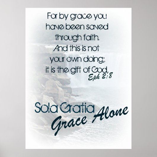Sola Gratia/ Grace Alone ポスター (正面)