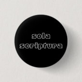 Sola Scriptura 缶バッジ (正面)