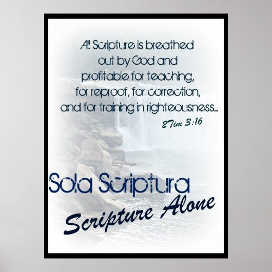 Sola Scriptura/聖なる書物、 経典のみ ポスター (正面)