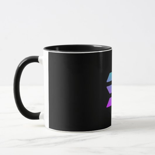 Solanaロゴのみイメージマグカップ マグカップ (左)