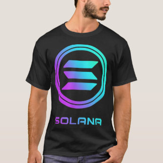 SOLANA Crypto SOLコインブロックチェーン分散型Ap Tシャツ