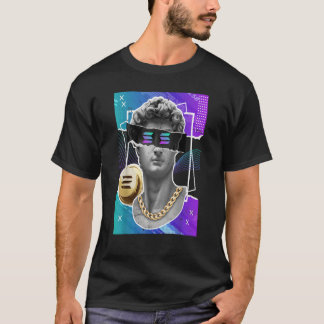 Solana Crypto Token Modern Art Statue Cryptocurren Tシャツ