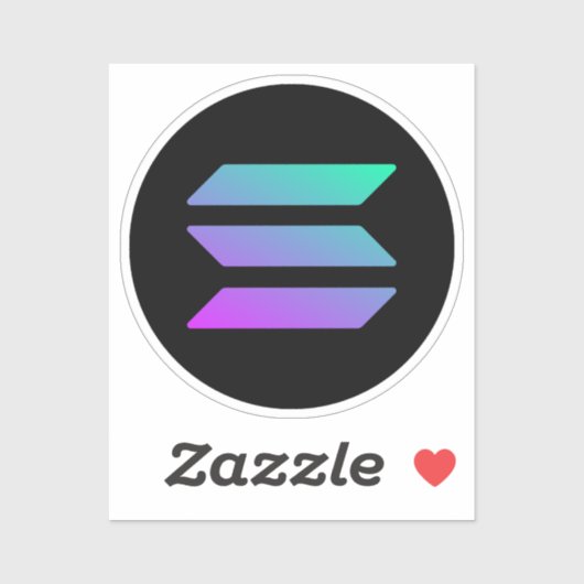 SOLANA TO MOON TRADERのステッモダンカー シール (シート)