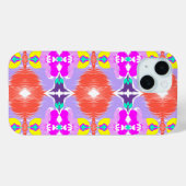 Solar Bloom Kaleidoscope Case-Mate iPhoneケース (裏面 (横))