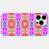 Solar Bloom Kaleidoscope Throw Pillow Case-Mate iPhoneケース (裏面 (横))