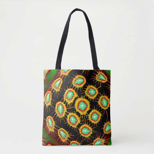 Solar Burst Pattern – Art Tote Bag トートバッグ (正面)