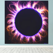 Solar eclipse キャンバスプリント (インサイチュ (ウッドフロア))