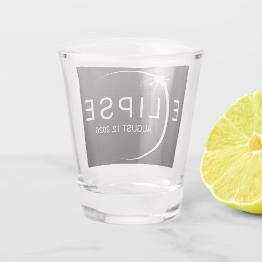 Solar Eclipse 2026  ショットグラス (裏面)