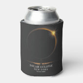Solar Eclipse 2026 Celestial Astronomy 缶クーラー (缶正面)