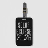 Solar Eclipse 2026 Grocery Tote ラゲッジタグ (正面縦)