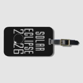 Solar Eclipse 2026 Grocery Tote ラゲッジタグ (正面横)