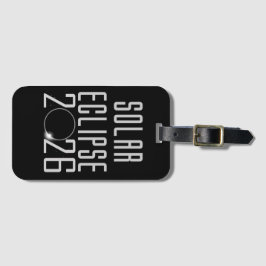 Solar Eclipse 2026 Grocery Tote ラゲッジタグ