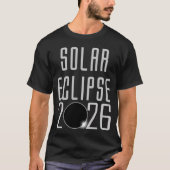 Solar Eclipse 2026  Tシャツ (正面)