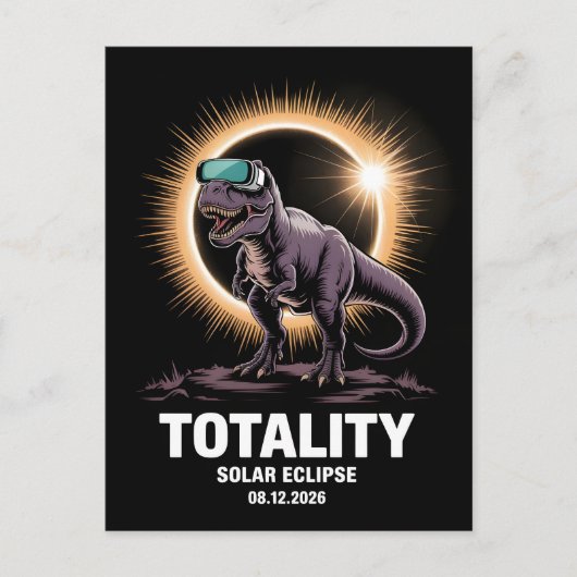 Solar Eclipse 2026 Totality Celebration シーズンポストカード (正面)