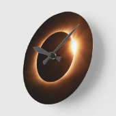 Solar Eclipse Acrylic Clock ラウンド壁時計 (傾斜)
