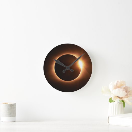 Solar Eclipse Acrylic Clock ラウンド壁時計 (ホーム)