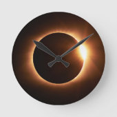 Solar Eclipse Acrylic Clock ラウンド壁時計 (正面)