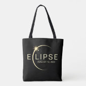Solar Eclipse Astronomy Event 2026 トートバッグ (裏面)