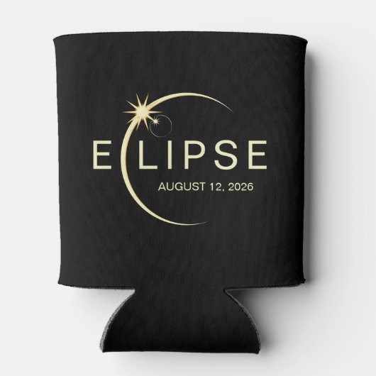 Solar Eclipse Astronomy Event 2026 缶クーラー (裏面)