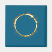 Solar Eclipse August 21 2017 Design マグネット (正面)
