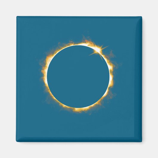 Solar Eclipse August 21 2017 Design マグネット (正面)