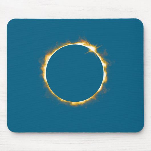 Solar Eclipse August 21 2017 Illustration マウスパッド (正面)