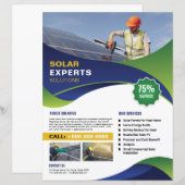 Solar Expert Solution フライヤーテンプレート (正面/裏面)