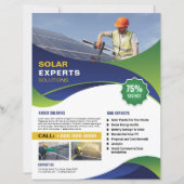 Solar Expert Solution フライヤーテンプレート (正面)