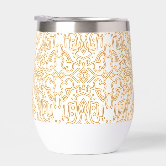 Solar Flare Gold Damask Phone / iPad case (右面)