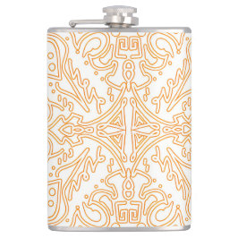 Solar Flare Gold Damask Phone / iPad case フラスク