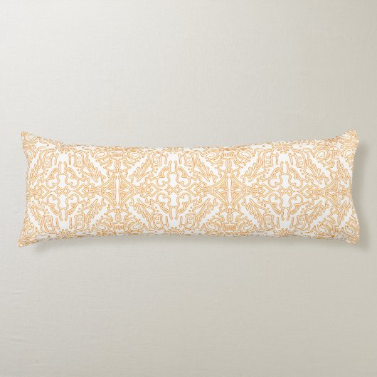 Solar Flare Gold Damask Phone / iPad case ボディピロー (正面)