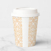 Solar Flare Gold Damask Phone / iPad case 紙コップ (左)