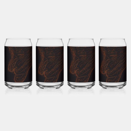 Solar Flare Lightning God ガラス缶 (正面)