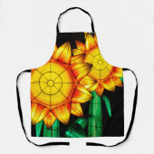 Solar Flare Sunflowers エプロン (正面)