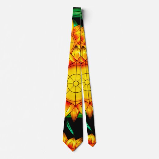 Solar Flare Sunflowers  ネクタイ (正面)