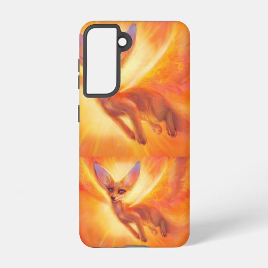 Solar Fox – Minimal Fantasy Phone Case Samsung Galaxyケース (裏面)