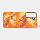 Solar Fox – Minimal Fantasy Phone Case Samsung Galaxyケース (裏面横)