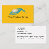 Solar Home Solutions Business Cards 名刺 (正面/裏面)
