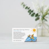 Solar Panel Cleaning Services 名刺 (スタンド正面)