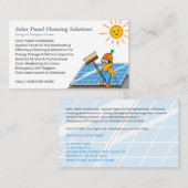 Solar Panel Cleaning Services 名刺 (正面/裏面)