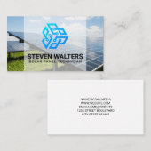 Solar Panel Tech | Clean Energy 名刺 (正面/裏面)