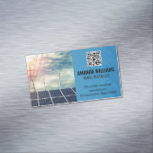 Solar Panels | Tech Logo | Energy マグネット名刺 (インサイチュ)