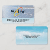 Solar Panels | Tech Power Energy 名刺 (正面/裏面)
