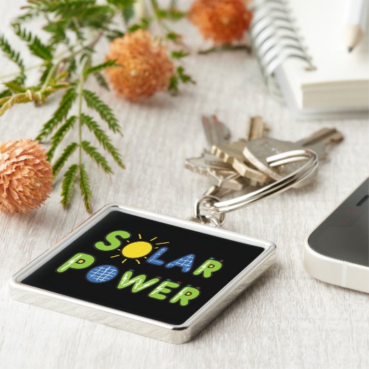 Solar Power キーホルダー (側面)