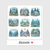 Solar-Powered Portable Office Setup in Forest – Di シール (シート)