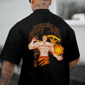 👑Solar Pride Warrior Tee – Lion’s Sun Form☀👑 Tシャツ